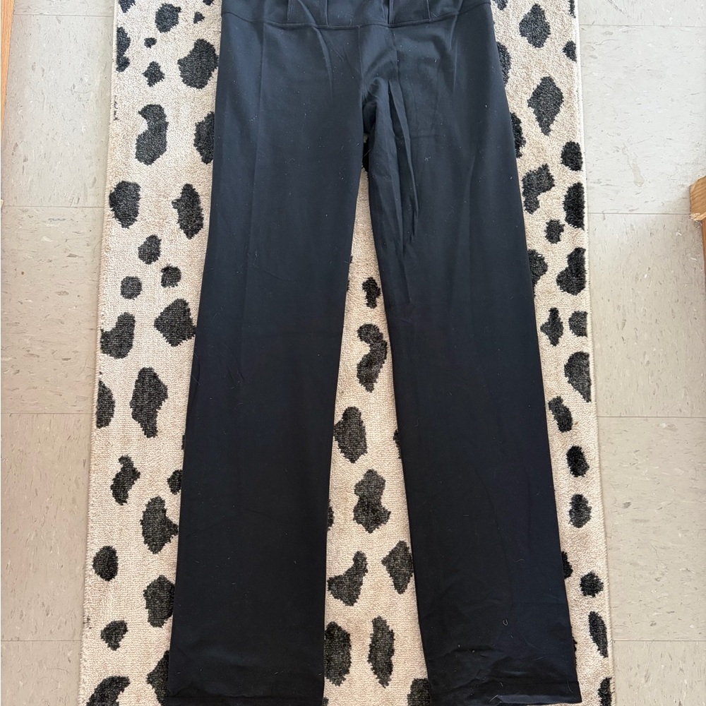 Lululemon flare leggings.